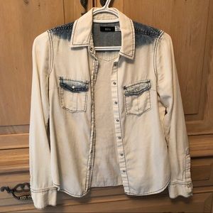 Ombré Denim Style Blouse